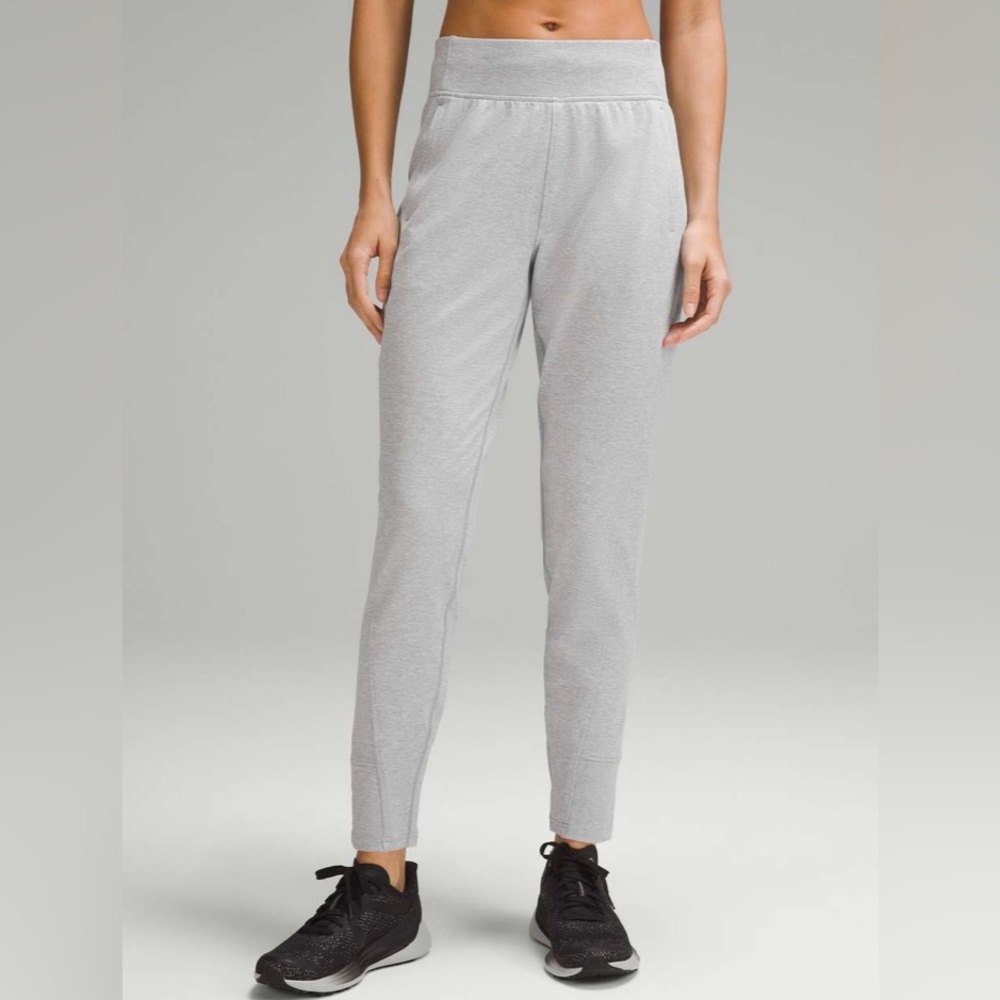 Lululemon Its Rulu Run Fleece High-Rise Jogger *Full Length Rhino Grey Size 14